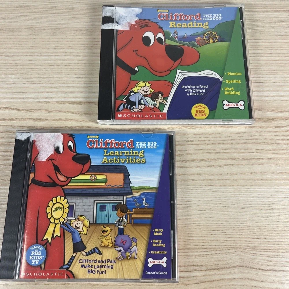 Clifford Big Red Dog PC Games-Reading+Learning Activities CD-ROM Scholastic